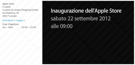 Sabato l'inaugurazione del nuovo Apple Store di Brescia a Lonato