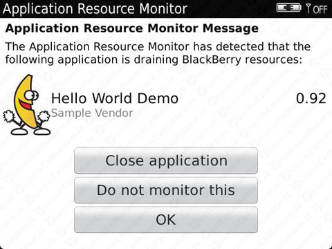 Rilasciato l' Application Resource Monitor per BlackBerry 7.1