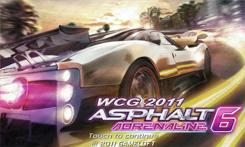 Gratis il gioco Asphalt 6 HD sugli smartphone Samsung Galaxy S e S II
