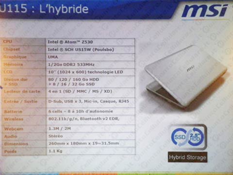 MSI Wind netbook