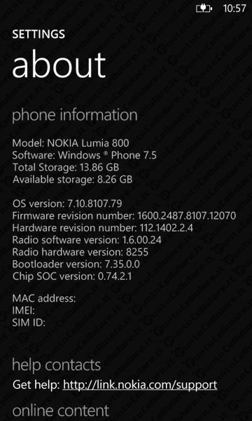 Nokia Lumia 800