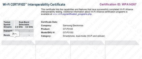 Samsung GT-P3100 - in arrivo una nuova versione del Galaxy Tab