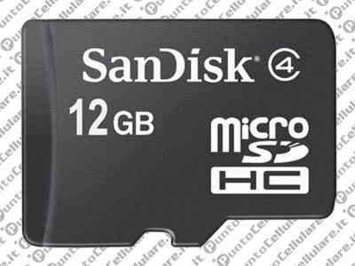 SanDisk microSDHC 12GB