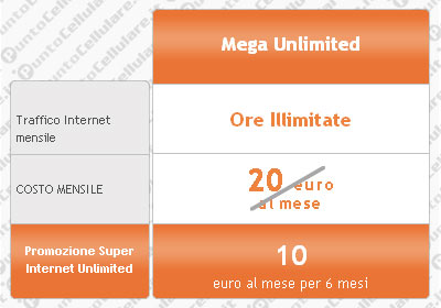 Wind - nuova promozione 'Super Internet Unlimited'