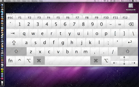 Su Snow Leopard la tastiera virtuale del futuro Apple Tablet PC ?